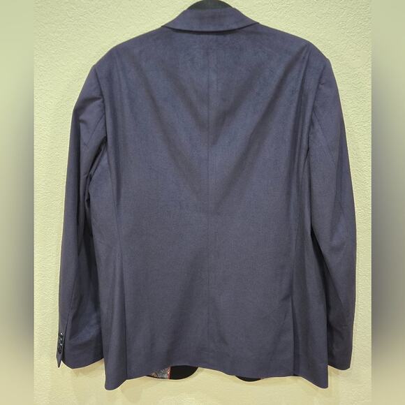 Paisley & Gray Slim Fit Purple Blazer with Black Lapel 44R - Picture 5 of 11